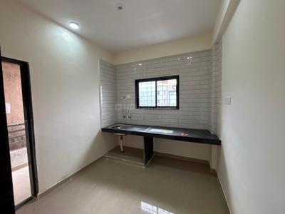 Kitchen Image of 550 Sq.ft 1 BHK Builder Floor for rent in Thergaon Pune for Rs. 18000