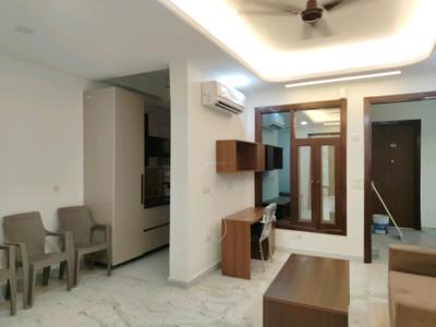 Living Room Image of 700 Sq.ft 1 BHK Builder Floor for rent in Sector 57 Gurgaon for Rs. 40000