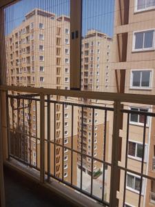 Balcony Image of 920 Sq.ft 3 BHK Apartment / Flat for rent in Urbanrise Revolution One, Padur Chennai for Rs. 23000