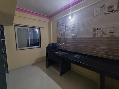 Kitchen Image of 600 Sq.ft 1 BHK Independent House for rent in Pimple Gurav Pune for Rs. 16000
