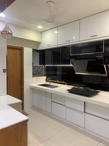Kitchen Image of 1900 Sq.ft 3 BHK Apartment / Flat for sale in Orchid Heaven, Shela Ahmedabad for Rs. 15000000
