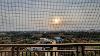 Balcony Image of 1517 Sq.ft 3 BHK Apartment / Flat for sale in Mahendra Aarya by Mahendra Homes Pvt Ltd, Electronic City Bengaluru for Rs. 17900000