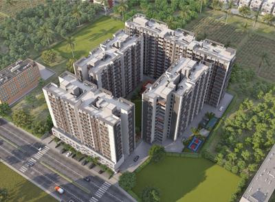Building Image of 1350 Sq.ft 2 BHK Apartment / Flat for sale in Dharti Skyline, Jagatpur Ahmedabad for Rs. 6200000