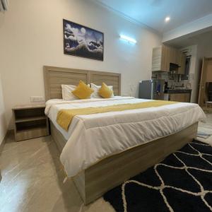 Bedroom Image of 800 Sq.ft 1 RK Studio for rent in Sector 51 Gurgaon for Rs. 28000