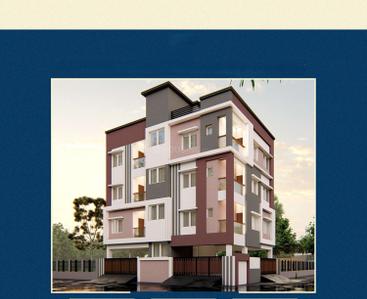 Image of 853 Sq.ft 2 BHK Apartment / Flat for sale in Medavakkam, Chennai for Rs. 6000800