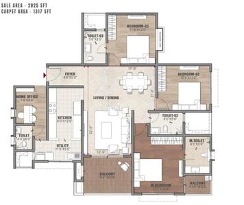 3.5 BHK Flat