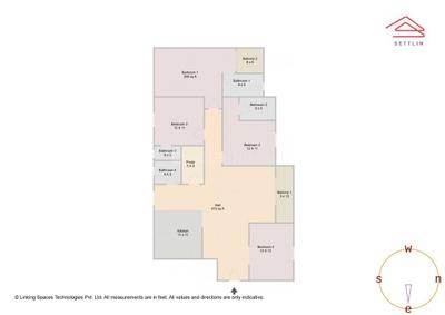 Image of 2079 Sq.ft 4 BHK Apartment / Flat for sale in Prithvi Thirumala Anemone by Prithvi Homes, JP Nagar, Bengaluru for Rs. 16150000