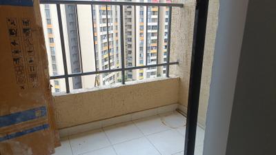 Balcony Image of 650 Sq.ft 1 BHK Apartment / Flat for rent in Shapoorji Pallonji Joyville Hadapsar Annexe, Shewalewadi Pune for Rs. 18000