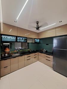 Kitchen Image of 1250 Sq.ft 2 BHK Apartment / Flat for sale in Vesu Surat for Rs. 7500000