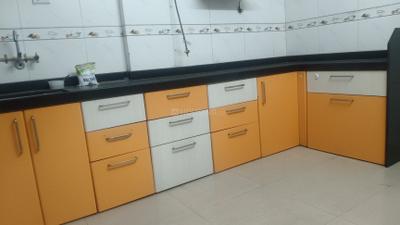 Kitchen Image of 1600 Sq.ft 3 BHK Apartment / Flat for rent in Shraddha Intop Heights, Airoli Navi Mumbai for Rs. 65000