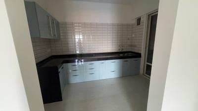 Kitchen Image of 1500 Sq.ft 3 BHK Apartment / Flat for rent in Nyati Era IV, Dhanori Pune for Rs. 32000