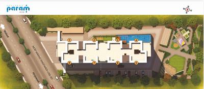 Image of 1077 Sq.ft 2 BHK Apartment / Flat for sale in Prasanna Param, Wakad, Pune for Rs. 10000000