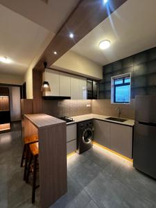 Kitchen Image of 575 Sq.ft 1 BHK Apartment / Flat for rent in Vyttila Kochi for Rs. 35000