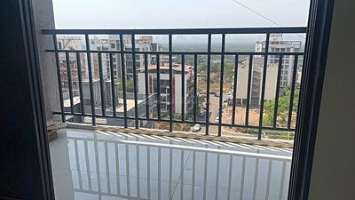 Balcony Image of 745 Sq.ft 1 BHK Apartment / Flat for rent in Elegant Yashraj Heights, Ghansoli Navi Mumbai for Rs. 27000