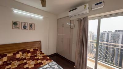 Bedroom Image of 584 Sq.ft 1 BHK Apartment / Flat for rent in Aditya Urban Homes Phase 2B, Bamheta Ghaziabad for Rs. 16000