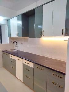 Kitchen Image of 1050 Sq.ft 2 BHK Apartment / Flat for rent in Shikhar Balaji Heights, Mahalakshmi Nagar Indore for Rs. 21000