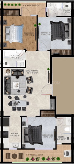 Trehan Luxury Floors Sector 2 Sohna Main Image 1