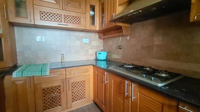 Kitchen Image of 1400 Sq.ft 3 BHK Apartment / Flat for sale in Skyline Gateway Apartments, Edappally Kochi for Rs. 9900000