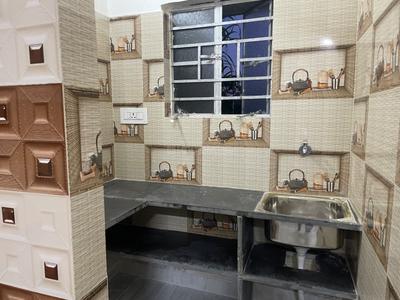 Kitchen Image of 322 Sq.ft 1 RK Independent House for rent in New Town Kolkata for Rs. 8000