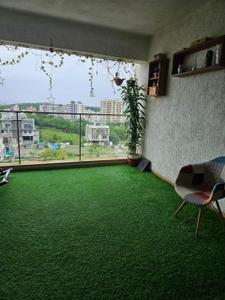 Balcony Image of 1985 Sq.ft 3 BHK Apartment / Flat for rent in Acropolis Nine Hills, Kondhwa Pune for Rs. 75000