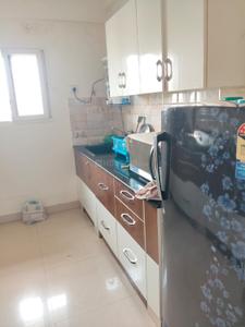 Kitchen Image of 1200 Sq.ft 3 BHK Apartment / Flat for rent in Dreamz Infra Sangam, BTM Layout Bengaluru for Rs. 36789