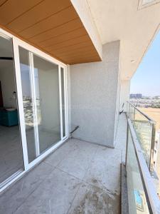 Balcony Image of 1300 Sq.ft 3 BHK Apartment / Flat for rent in Gotri Vadodara for Rs. 25000