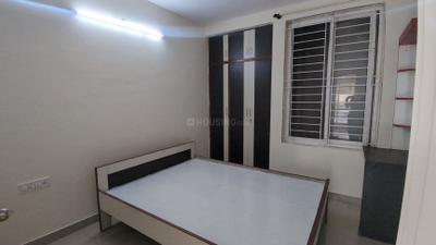 Bedroom Image of 550 Sq.ft 1 BHK Builder Floor for rent in Koramangala Bengaluru for Rs. 22500
