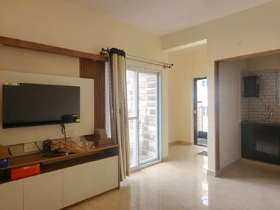 Living Room Image of 600 Sq.ft 1 BHK Apartment / Flat for rent in Kadugodi Bengaluru for Rs. 26000
