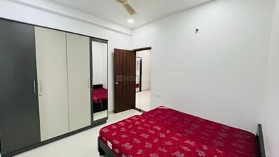 Bedroom Image of 1220 Sq.ft 2 BHK Apartment / Flat for rent in Madhapur Hyderabad for Rs. 35000