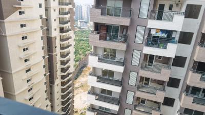 Balcony Image of 1990 Sq.ft 3 BHK Apartment / Flat for rent in Spectra, Financial District Hyderabad for Rs. 85000