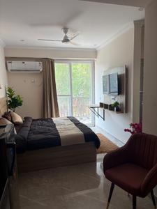 Bedroom Image of 1100 Sq.ft 1 BHK Builder Floor for rent in Sector 51 Gurgaon for Rs. 27000