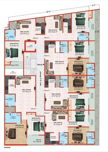 Image of 820 Sq.ft 2 BHK Apartment / Flat for sale in Kishangarh, New Delhi for Rs. 5900000