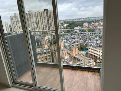 Balcony Image of 1000 Sq.ft 2 BHK Apartment / Flat for rent in Mahindra Centralis Tower 2, Pimpri Pune for Rs. 35000