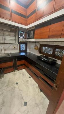 Kitchen Image of 1300 Sq.ft 2 BHK Apartment / Flat for rent in Lajpat Nagar New Delhi for Rs. 69000