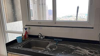 Kitchen Image of 950 Sq.ft 1 BHK Apartment / Flat for rent in Godrej Infinity, Mundhwa Pune for Rs. 25000