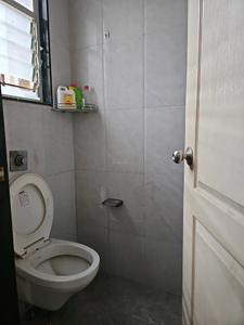 Common Bathroom One Image of 850 Sq.ft 1.5 BHK Apartment / Flat for rent in Anshul Kanvas, Wagholi Pune for Rs. 22100