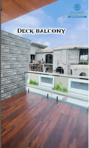 Balcony Image of 1116 Sq.ft 3 BHK Duplex for sale in Rajdeep Infinity, Dandi Surat for Rs. 5800000