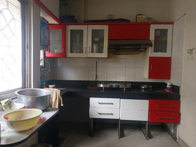 Kitchen Image of 900 Sq.ft 2 BHK Apartment / Flat for rent in Green Divine, Hadapsar Pune for Rs. 26000