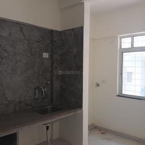 Kitchen Image of 616 Sq.ft 2 BHK Apartment / Flat for rent in Nageshwar Solitaire Empire, Moshi Pune for Rs. 16000