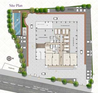 Image of 1300 Sq.ft 2 BHK Apartment / Flat for sale in Lifestyle Galaxia, Chandrasekharpur, Bhubaneswar for Rs. 13000000