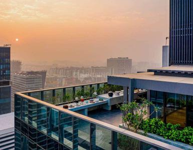Balcony Image of 5881 Sq.ft 4 BHK Apartment / Flat for sale in Safal Seventy, Iscon Ambli Road Ahmedabad for Rs. 82500000