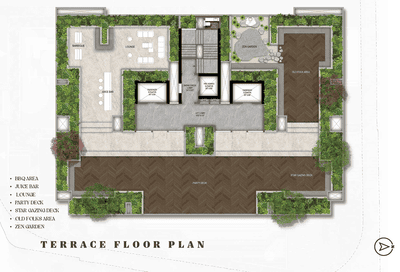 Floor Plan Image of 1132 Sq.ft 3 BHK Apartment / Flat for sale in Roswalt Ryla, Bandra West Mumbai for Rs. 69400000