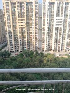 Balcony Image of 585 Sq.ft 1 BHK Apartment / Flat for rent in Aditya Urban Homes Phase 1A, Bamheta Village Ghaziabad for Rs. 10000