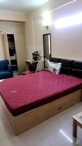 Bedroom Image of 425 Sq.ft 1 RK Apartment / Flat for rent in Supertech Eco Suites, Sector 137 Noida for Rs. 20500