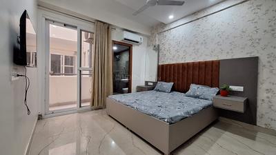 Bedroom Image of 1650 Sq.ft 3 BHK Builder Floor for sale in Gazipur Zirakpur for Rs. 6790000