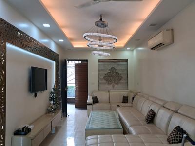 Living Room Image of 900 Sq.ft 2 BHK Builder Floor for rent in Kirti Nagar New Delhi for Rs. 45000