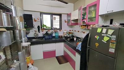 Kitchen Image of 810 Sq.ft 2 BHK Apartment / Flat for sale in Raikar Shree Laxmi Vihar, Dhayari Pune for Rs. 4500000