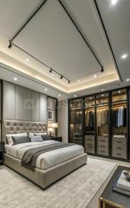 Bedroom Image of 1950 Sq.ft 3 BHK Apartment / Flat for sale in South Bopal Ahmedabad for Rs. 11000000