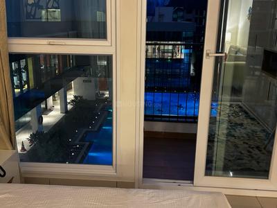 Balcony Image of 500 Sq.ft 1 RK Apartment / Flat for rent in L And T Raintree Boulevard, Sahakara Nagar Bengaluru for Rs. 40000