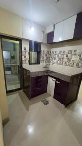 Kitchen Image of 600 Sq.ft 1 BHK Apartment / Flat for rent in Ekveera Chandragan Residency, Diva Thane for Rs. 13000